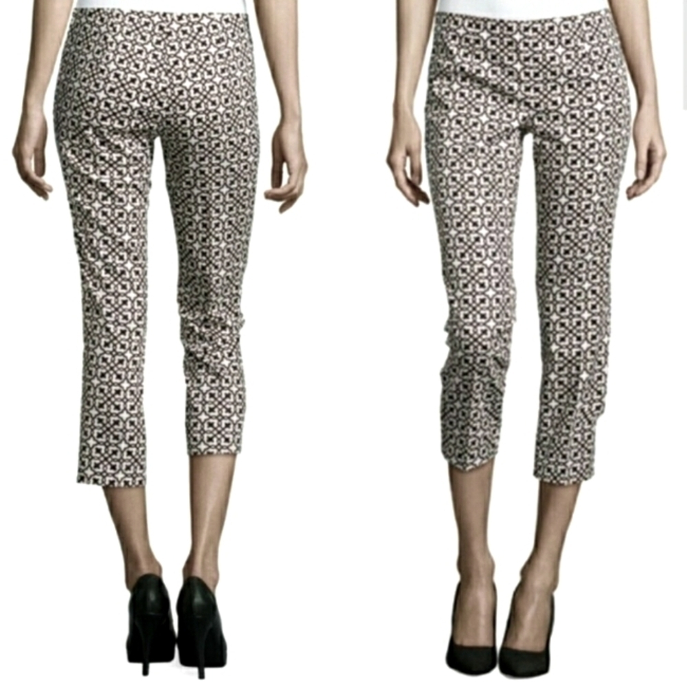 LAUNDRY by Shelli Segal Crop Capri Pants, Size 8